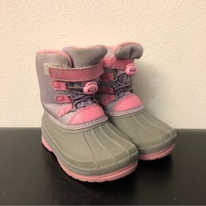 Wonder Nation Temp Winter Duck Boots (Toddler Girls)